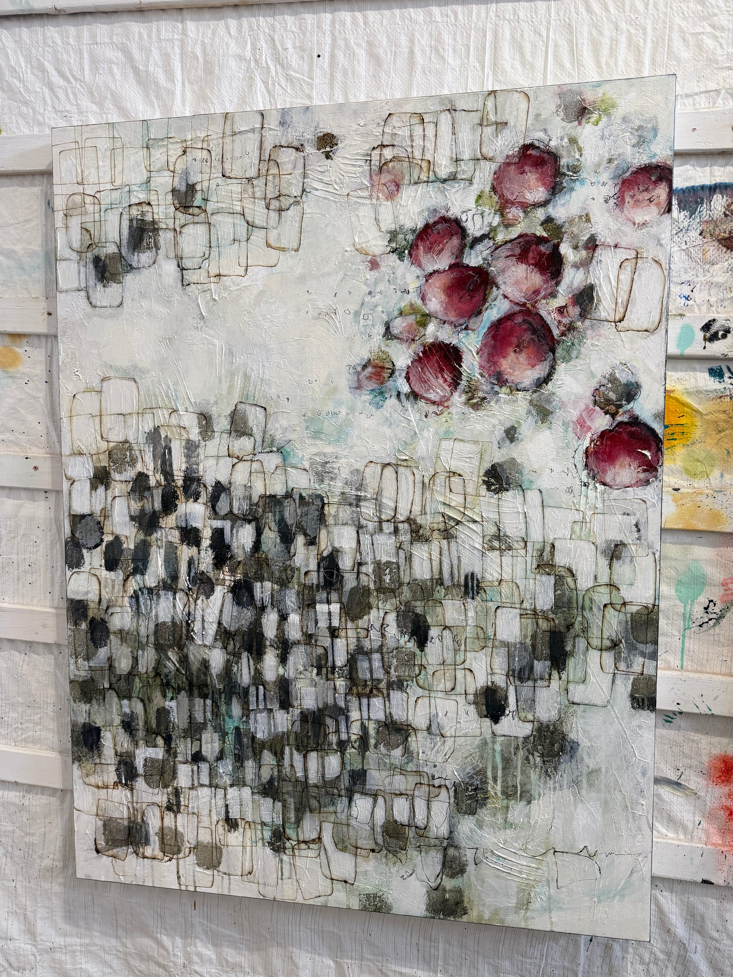 Abstract Painting| 48x36 | Flower Blossoms