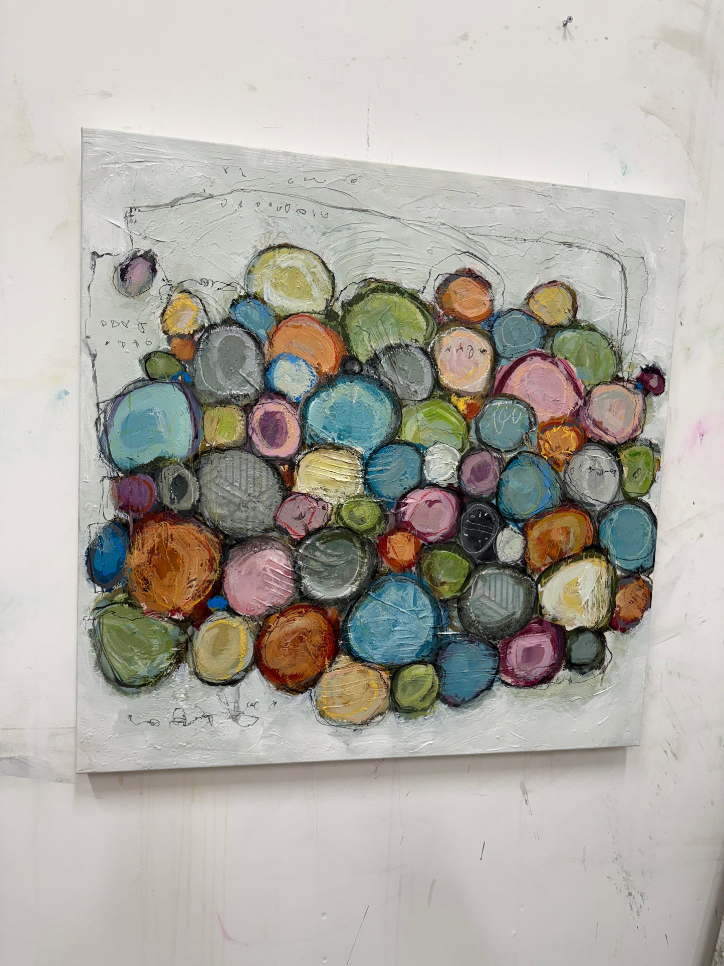 Abstract Art for Sale | 30x30 | Come Together