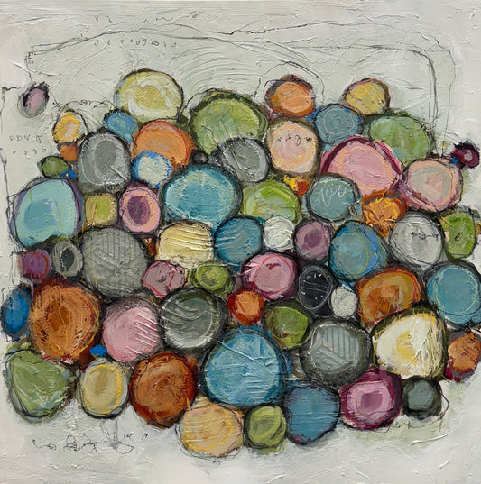 Abstract Art for Sale | 30x30 | Come Together