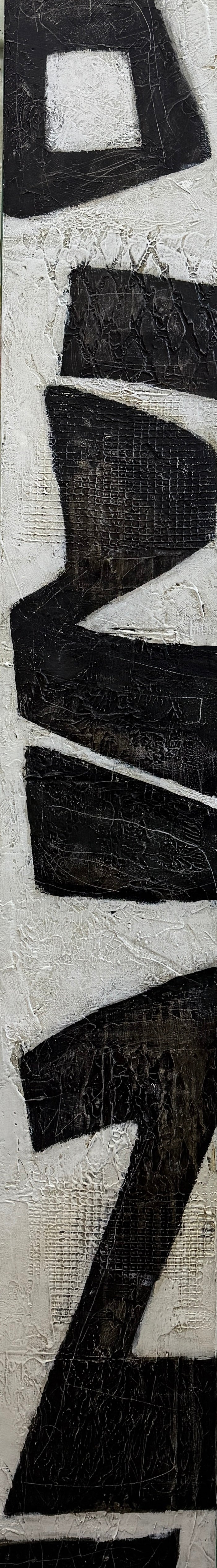 Structured Thoughts - Geometric Abstract paintings - RESERVED FOR SKH