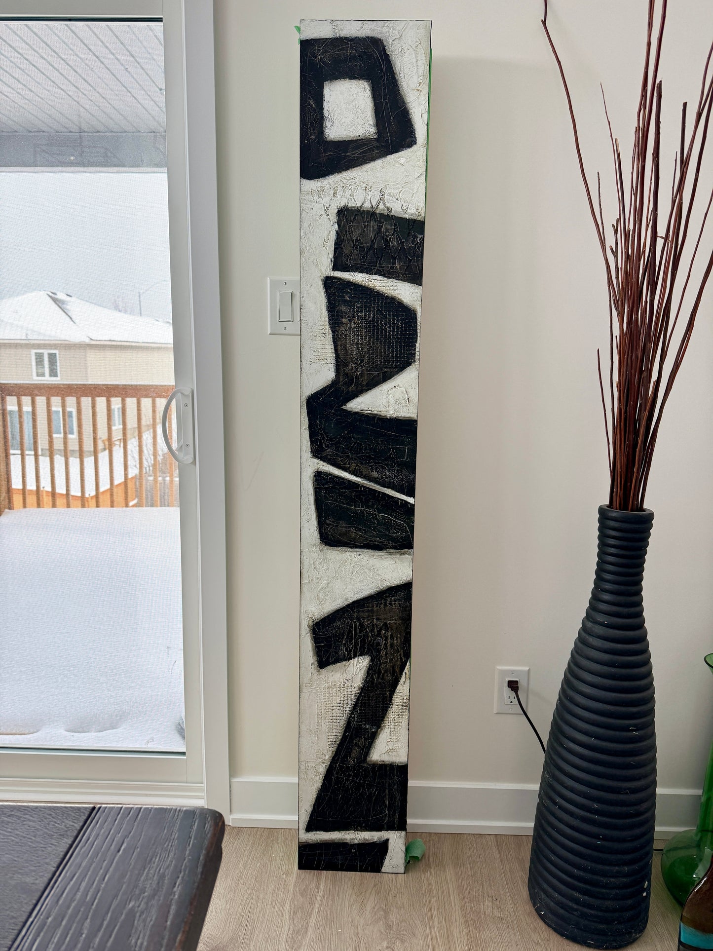 Structured Thoughts - Geometric Abstract paintings - RESERVED FOR SKH