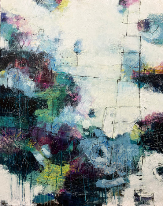 abstract art for sale toronto lori mirabelli 48x38