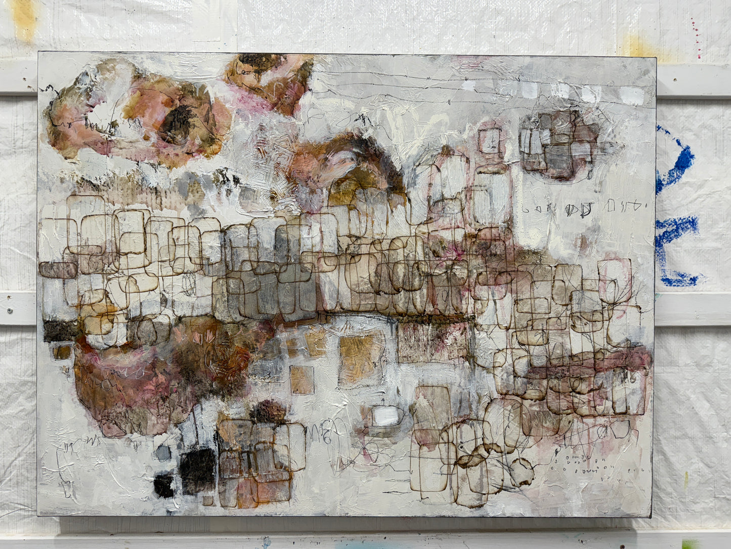 abstract art for sale 30x40 mixed media lori mirabelli art