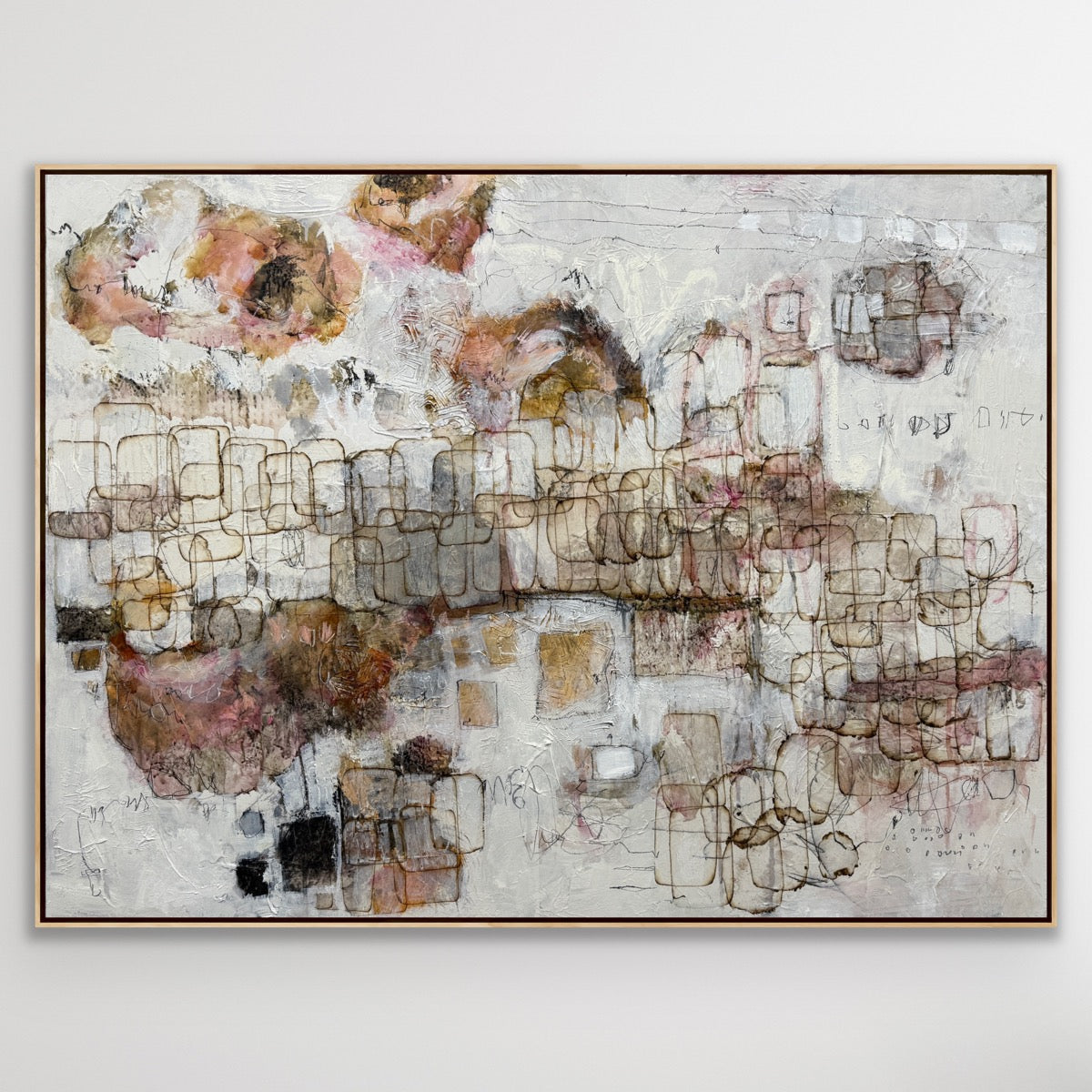 abstract art for sale 30x40 mixed media lori mirabelli art