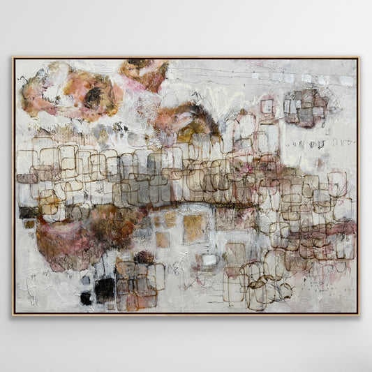 abstract art for sale 30x40 mixed media lori mirabelli art