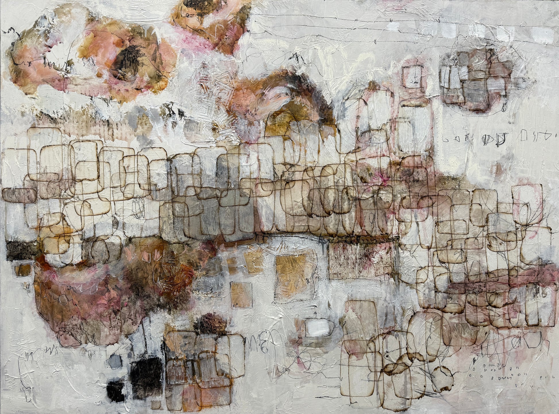 abstract art for sale 30x40 mixed media lori mirabelli art