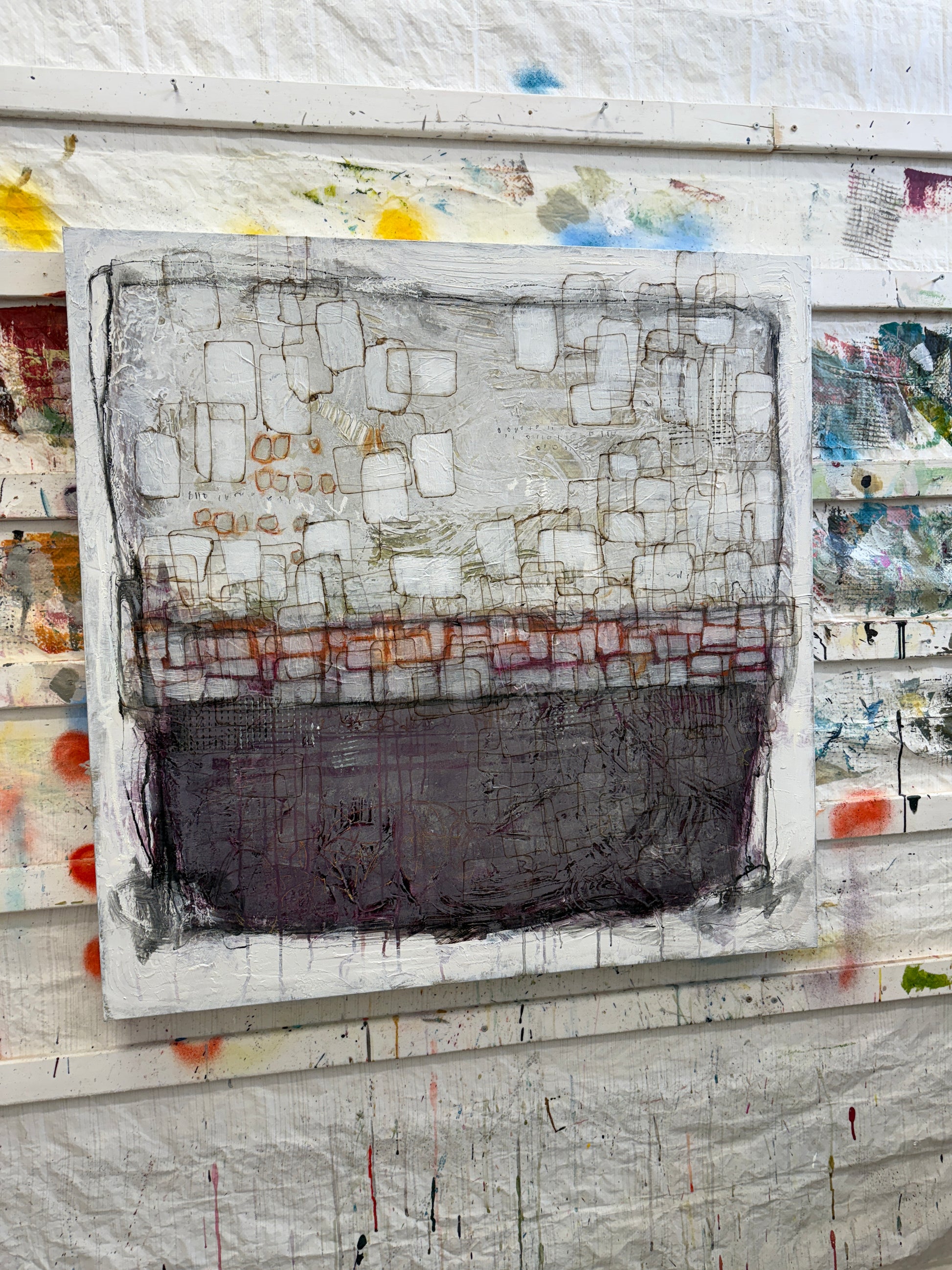 Lori mirabelli neutral abstract art interior design art for homes