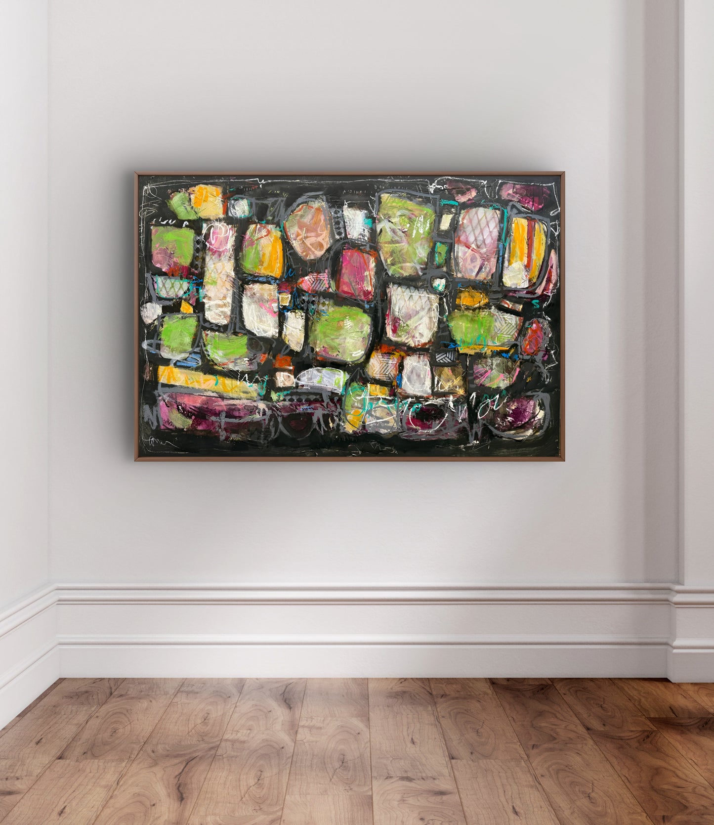 Large 40x60 inch acrylic on canvas paintings for sale lori mirabelli Toronto Chicago