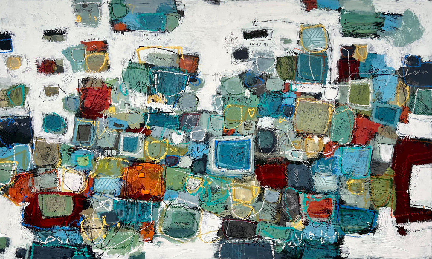 36x60 original abstract art for sale lori mirabelli