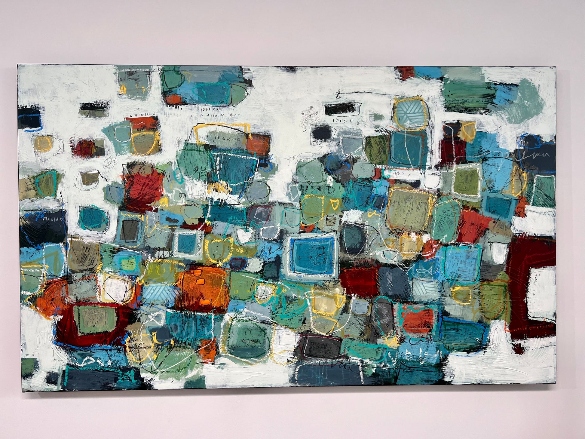 36x60 original abstract art for sale lori mirabelli