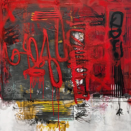 Time Travel #1| 36x36 | Fine Art